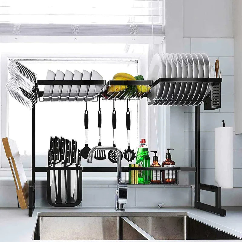 Étagère de cuisine peu encombrante.